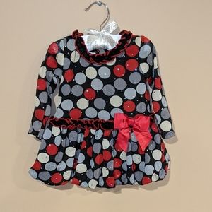 Bonnie Baby polka dot Toddler Dress 18m. NWOT